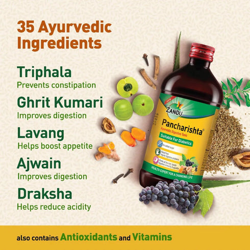Zandu Pancharishta syrup